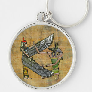 Anubis & Nut Key Ring