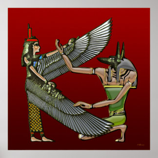 Anubis & Nut Poster