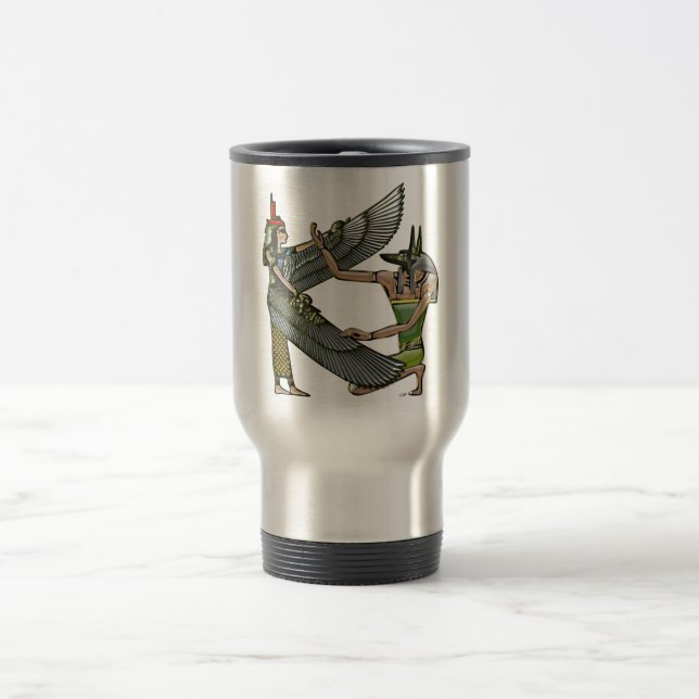 Anubis & Nut Travel Mug (Center)