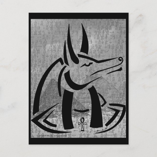 Anubis Postcard (Front)