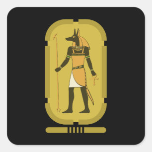 Anubis Square Sticker