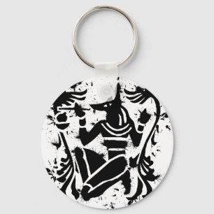 ANUBIS STAMP KEY RING