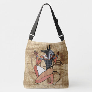 Anubis The Guardian Egyptian Crossbody Bag