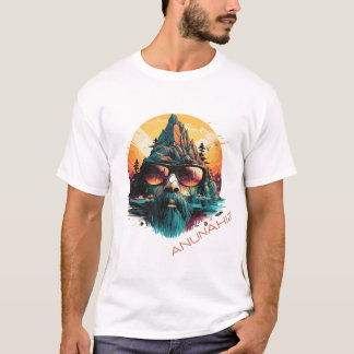 Anunakiz Futuristic Anunnaki Enki Mountain T-Shirt