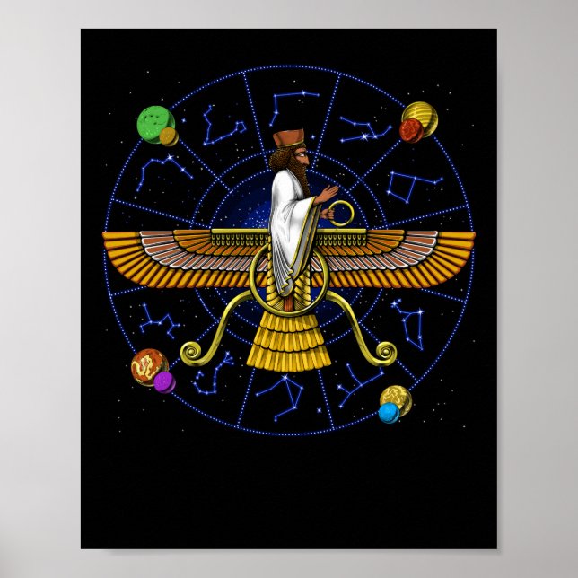 Anunnaki Alien God Poster (Front)