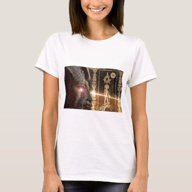 Anunnaki-ra_sun_god_egyptian_masons_nephilim_gods_ T-Shirt (Front)
