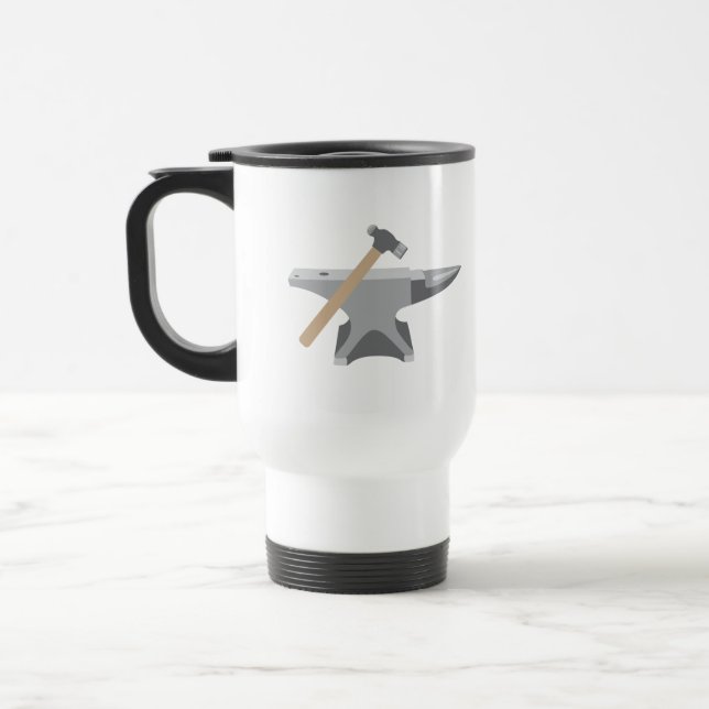 Anvil & Hammer Travel Mug (Left)