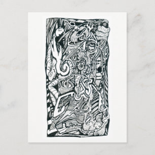 Anxiety Attack by Brian Benson, Postcard