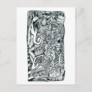 Anxiety Attack by Brian Benson Postcard