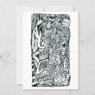 Anxiety Attack Flat Card