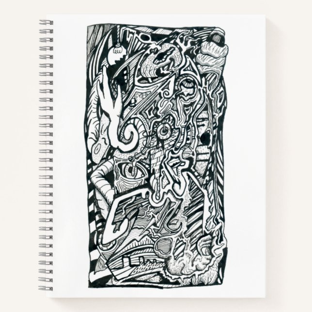 Anxiety Attack  Notebook (Front)
