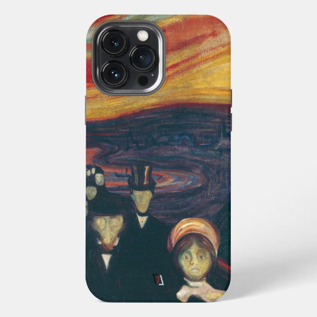 Anxiety Case-Mate iPhone Case (Back)
