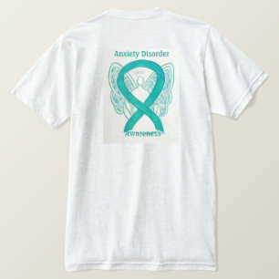 Anxiety Disorder Awareness Ribbon Angel Custom Tee