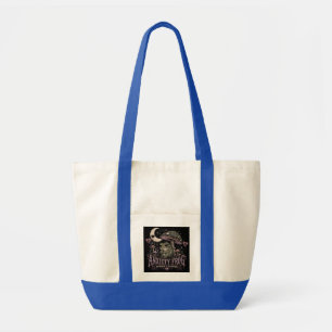 Anxiety Frog Overthinking Moonlight Design Tote Bag
