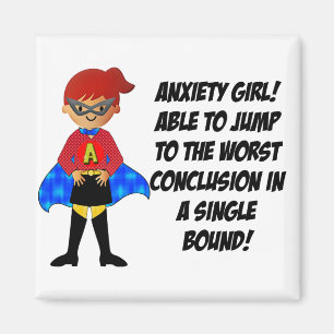 Anxiety Girl! Magnet