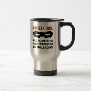 Anxiety Girl Travel Mug
