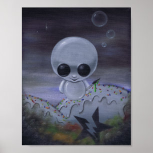 anxious artist art print