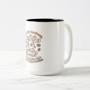Anxious Bunny Snack Alert Mug