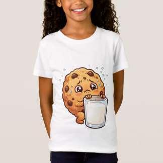 Anxious chocolate chip cookie character T-Shirt