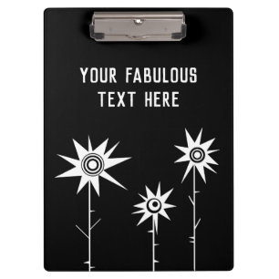 Anxious Flowers Clipboard