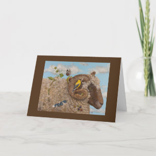Anxious for Shearing Time card