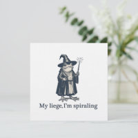 Anxious Frog Wizard Funny ADHD Neurodiversity 