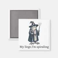 Anxious Frog Wizard Funny ADHD Neurodiversity