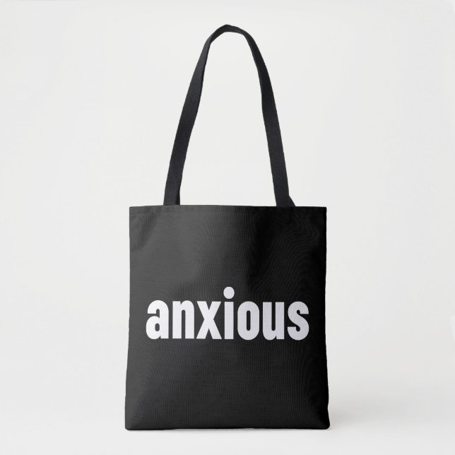 Anxious Tote Bag (Front)