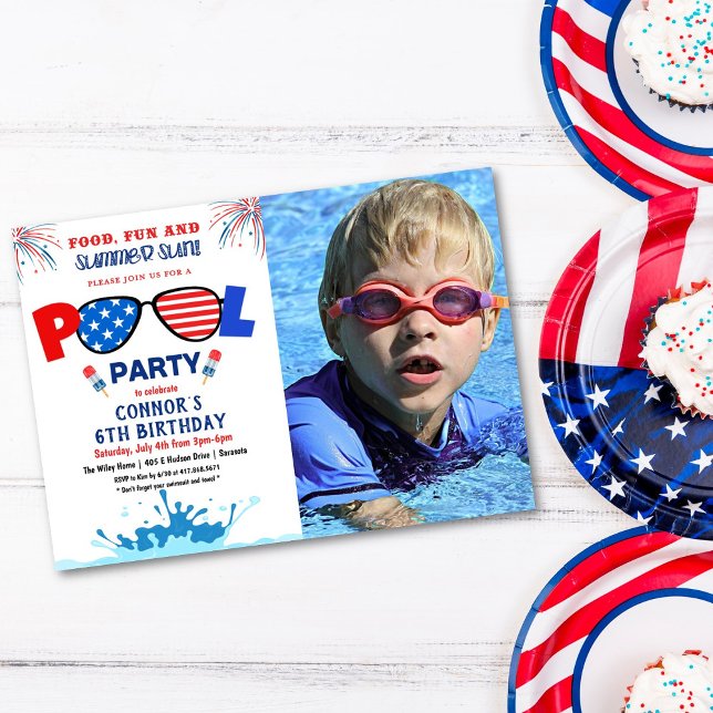 ANY AGE - 4th of July Birthday Party Invitation (Creator Uploaded)