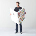 Any Age 54 Photo Collage Giant Birthday Card