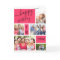Any Age 5 Photo Collage Pink Personalised Birthday