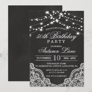 ANY AGE - Adult Birthday Party Invitation