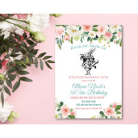 ANY AGE - Alice in Wonderland Birthday Invitation