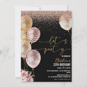 Any Age Birthday Party Invitation