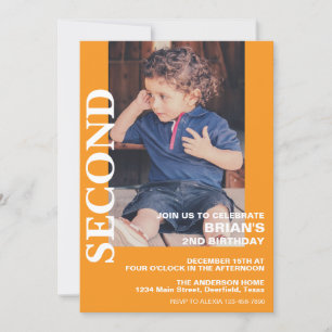 Any Age Birthday Party Invitation with Photo