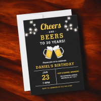 Any Age Cheers And Beers Birthday Party