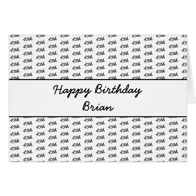 Any Age Custom Number Pattern - Gold/White (Front Horizontal)