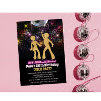 ANY AGE - Disco Birthday Party Invitation