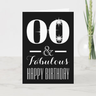 Any age & fabulous Custom background colour Card