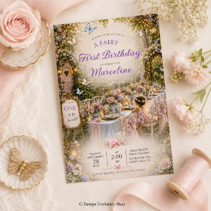 ANY AGE - Fairy Party Birthday Invitation
