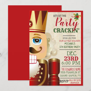 ANY AGE - Nutcracker Birthday Invitation