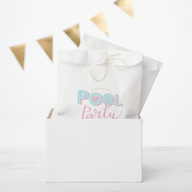 Any age pool party birthday favour bags (Party)