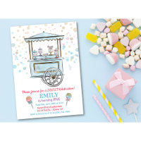 ANY AGE - Sweet Candy Shop Birthday Invitation
