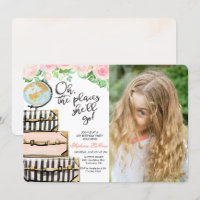 ANY AGE - Travel Suitcase Birthday Invitation