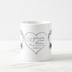 Any Anniversary 2 Photos Coffee Mug