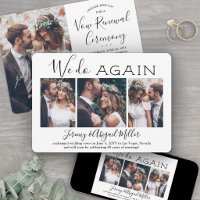 ANY Anniversary 4 Photo We Do Again Vow Renewal