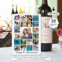Any Anniversary Photo Collage 21 Photos Custom Car