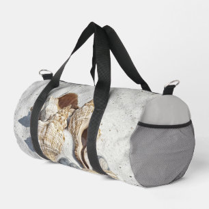 Any Array of Shells on the Sand Duffle Bag