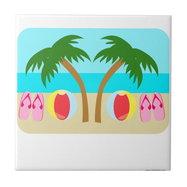 Any Beach You Want Tile (Front)