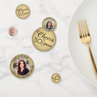 ANY Birthday Cheers Elegant Gold and Black 3 Photo